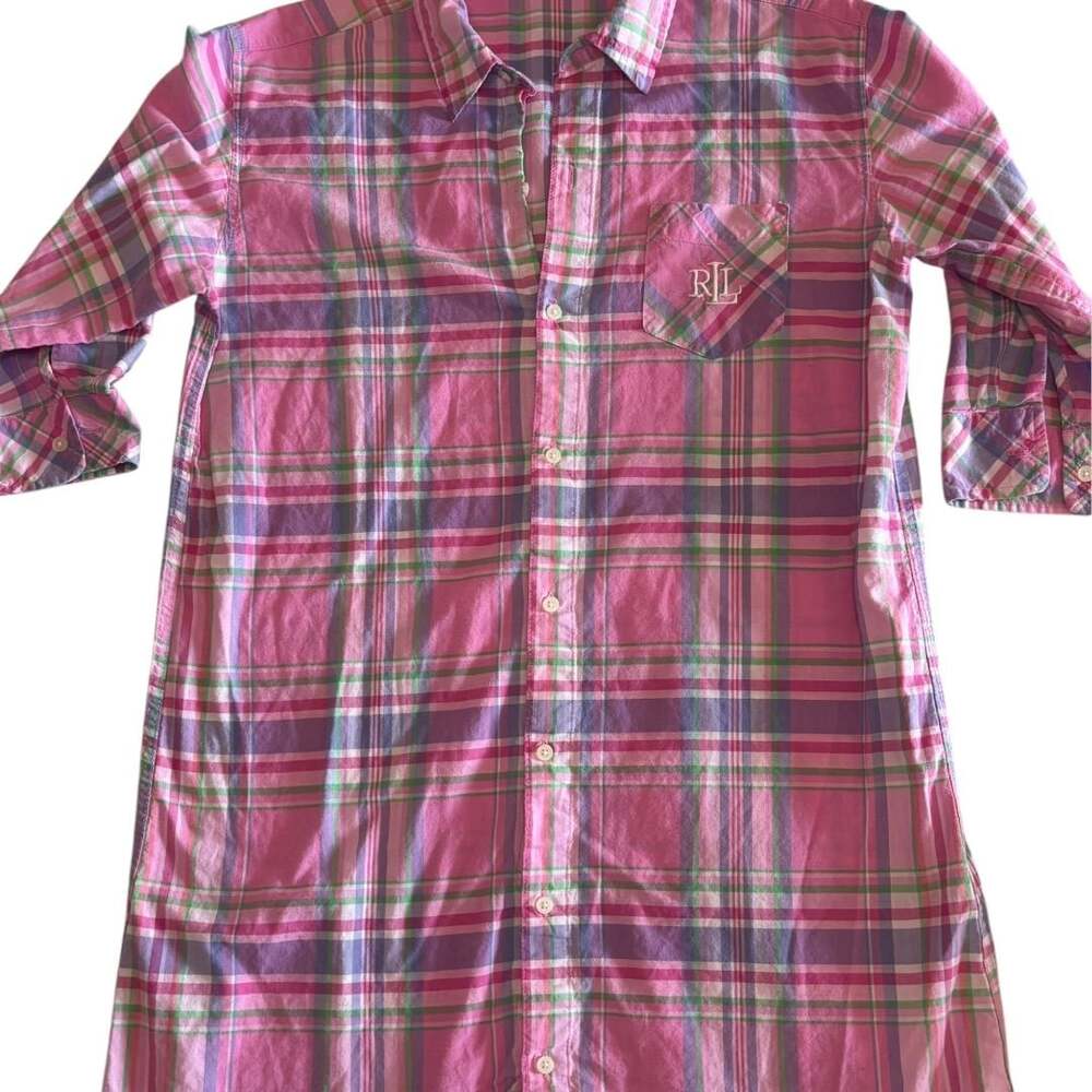 Lauren Ralph Lauren Long Pajama Dress Nightgown Size M/LG - Picture 2 of 6